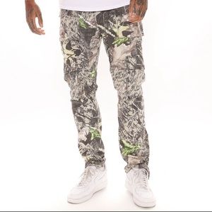 Camo cargo pants